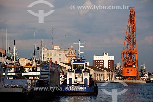  Subject: View of the Port of Rio Grande / Place: Rio Grande city - Rio Grande do Sul state (RS) - Brazil / Date: 02/2012 