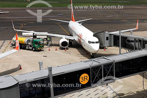  Subject: Aircraft access catwalk of the International Airport Salgado Filho / Place: Porto Alegre city - Rio Grande do Sul state (RS) - Brazil / Date: 02/2012 