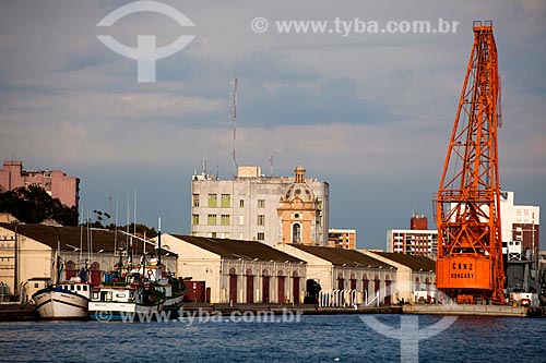  Subject: View of the Port of Rio Grande / Place: Rio Grande city - Rio Grande do Sul state (RS) - Brazil / Date: 02/2012 