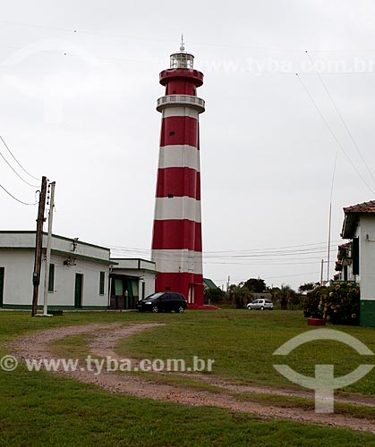  Subject: Lighthouse of Barra do Chuy -  Brazil-Uruguay Border / Place: Santa Vitoria do Palmar city - Rio Grande do Sul state (RS) - Brazil / Date: 02/2012 