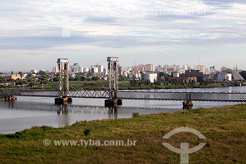  Subject: Railway bridge over the Sao Goncalo channel / Place: Pelotas city - Rio Grande do Sul state (RS) - Brazil / Date: 02/2012 