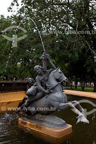  Subject: The ?As Nereidas? (The Nereids) fountain in the Coronel Pedro Osorio Square / Place: Pelotas city - Rio Grande do Sul state (RS) - Brazil / Date: 02/2012 