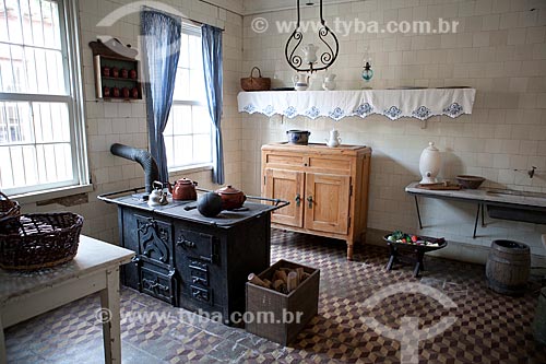  Subject: Kitchen of the Museum of the Baroness - Solar Baroness (1863) - Housed the family of Hannibal and Amelia Hartley Antunes Maciel / Place: Pelotas city - Rio Grande do Sul state (RS) - Brazil / Date: 02/2012 