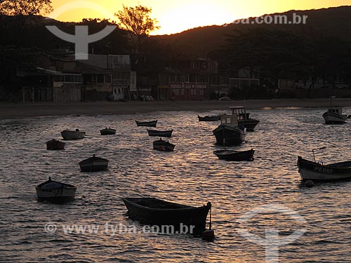  Subject: Sunset in Manguinhos Beach  / Place: Armacao dos Buzios city - Rio de Janeiro state (RJ) - Brazil / Date: 12/2011 