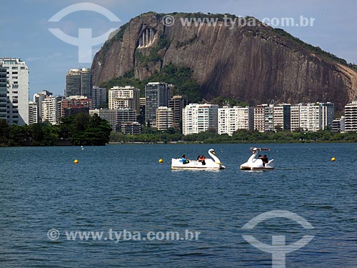  Subject: Paddleboat ride in the Rodrigo de Freitas Lagoon / Place: Lagoa neighborhood - Rio de Janeiro city - Rio de Janeiro state (RJ) - Brazil / Date: 03/2012 