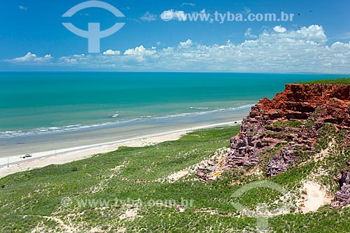  Subject: Cliffs in Ponta do Mel  / Place: Areia Branca city - Rio Grande do Norte state (RN) - Brazil / Date: 03/2012 