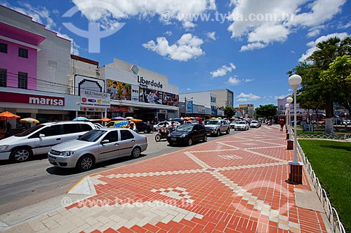  Subject: Tiradentes Street beside of the Rodolfo Fernandes Square - Also known as Pax Square  / Place: Mossoro city - Rio Grande do Norte state (RN) - Brazil / Date: 03/2012 
