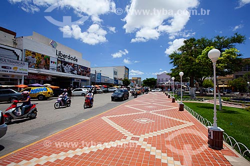  Subject: Tiradentes Street beside of the Rodolfo Fernandes Square - Also known as Pax Square  / Place: Mossoro city - Rio Grande do Norte state (RN) - Brazil / Date: 03/2012 