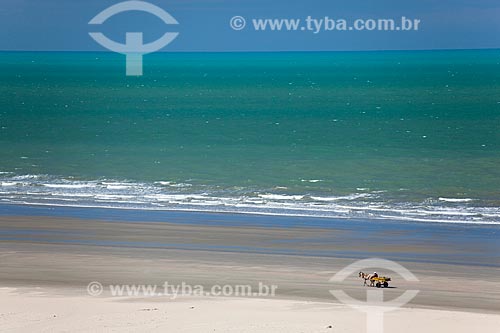 Subject: Wagoon in Ponta do Mel Beach / Place: Areia Branca city - Rio Grande do Norte state (RN) - Brazil / Date: 03/2012 