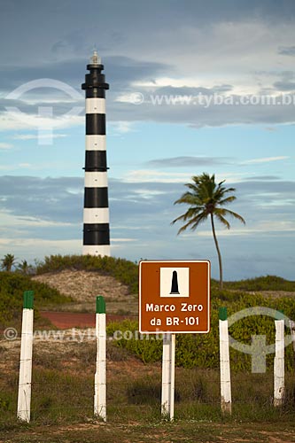  Calcanhar Radio-Lighthouse also called Touros Lighthouse is the largest lighthouse of Brazil - Located in the corner of the continent where is the ground zero of the highway BR-101  - Touros city - Rio Grande do Norte state (RN) - Brazil