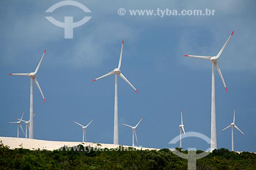  Subject: Wind turbines of Rio do Fogo Wind Farm - Potiguar coast / Place: Rio do Fogo city - Rio Grande do Norte state (RN) - Brazil / Date: 03/2012 