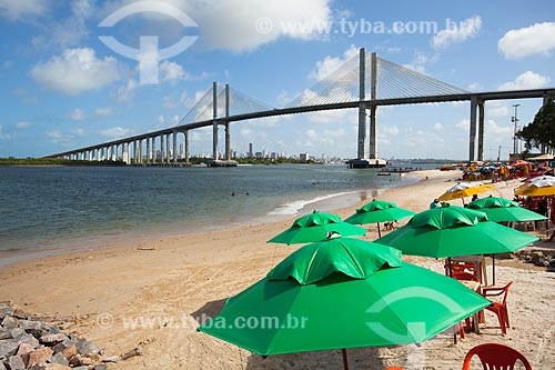 Subject: Bridge of All Newton Navarro that connects the north zone of Natal city to Redinha Beach  / Place: Natal city - Rio Grande do Norte state (RN) - Brazil / Date: 03/2012 