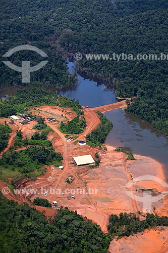  Subject: Aerial view of Lourenco mining / Place: Calcoene city - Amapa state (AP) - Brazil / Date: 04/2012 