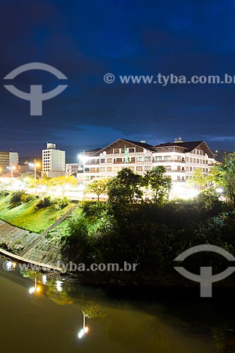  Subject: City Hall and Beira Rio Avenue at evening / Place: Blumenau - Santa Catarina state (SC) - Brazil / Date: 06/2012 