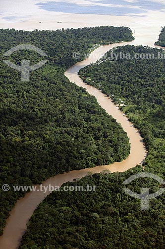  Subject: Aerial view of Amazon River channel - Bailique Archipelago / Place: Amapa state (AP) - Brazil / Date: 04/2012 