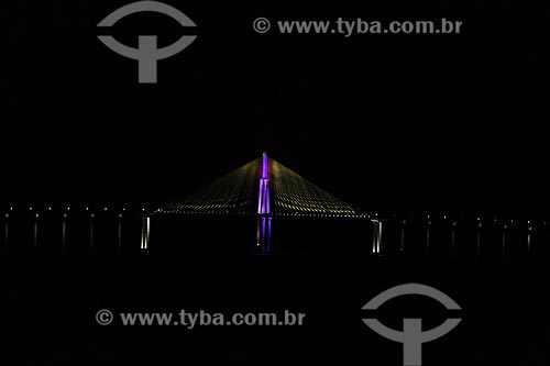  Subject: View of bridge Negro River that connects the of Manaus city to Iranduba / Place: Manaus city - Amazonas state (AM) - Brazil / Date: 06/2012 