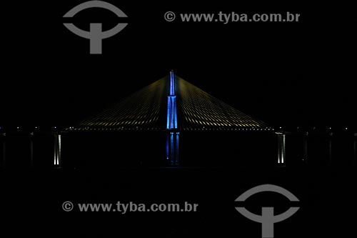  Subject: View of bridge Negro River that connects the of Manaus city to Iranduba / Place: Manaus city - Amazonas state (AM) - Brazil / Date: 06/2012 