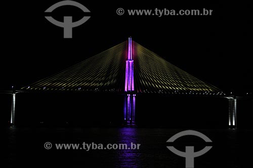  Subject: View of bridge Negro River that connects the of Manaus city to Iranduba / Place: Manaus city - Amazonas state (AM) - Brazil / Date: 06/2012 