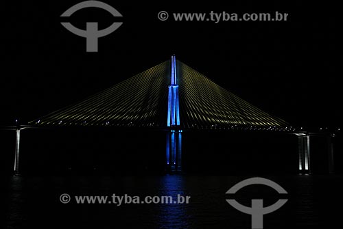  Subject: View of bridge Negro River that connects the of Manaus city to Iranduba / Place: Manaus city - Amazonas state (AM) - Brazil / Date: 06/2012 