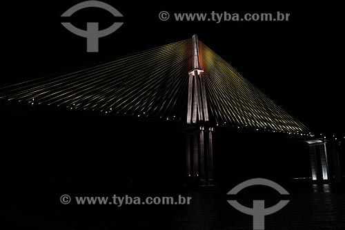  Subject: View of bridge Negro River that connects the of Manaus city to Iranduba / Place: Manaus city - Amazonas state (AM) - Brazil / Date: 06/2012 