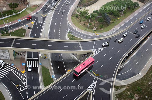  Subject: Aerial view of the complex road Miguel Arraes Governor / Place: Manaus city - Amazonas state (AM) - Brazil / Date: 02/2008 