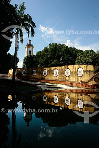  Subject: Matriz Church during the period of full / Place: Manaus city - Amazonas state (AM) - Brazil / Date: 06/2012 