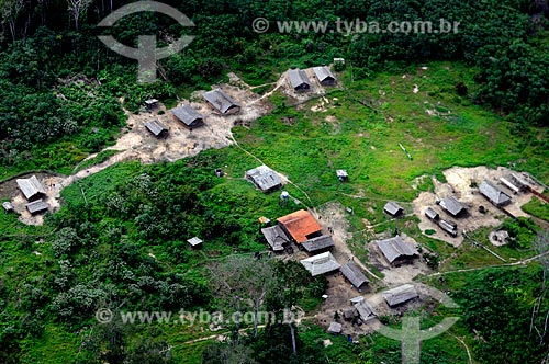  Subject: Indigenous village in Turiassu indigenous land / Place: Maranhao state (MA) - Brazil / Date: 05/2012 