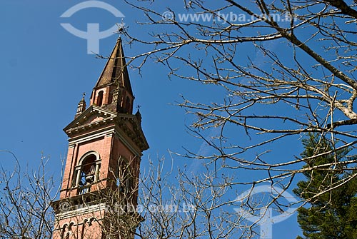  Subject: Belfry of the Church of Santa Tereza (1932) - a replica of the tower Fagaré Dela Bataglia - Treviso - Italy / Place: Santa Tereza city - Rio Grande do Sul state (RS) - Brazil / Date: 09/2011 