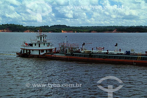  Subject: Fuel transport in Amazon River between the towns of Itacoatiara and Parintins / Place: Itacoatiara city - Amazonas state (AM) - Brazil / Date: 06/2012 