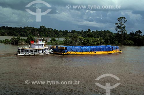  Subject: Ferry doing cargo transportation in the Amazon River between the towns of Itacoatiara and Parintins / Place: Itacoatiara city - Amazonas state (AM) - Brazil / Date: 06/2012 