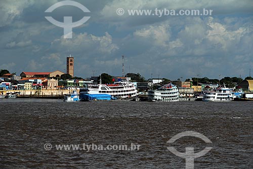  Subject: View of the port of the city of Parintins / Place: Parintins city - Amazonas state (AM) - Brazil / Date: 06/2012 