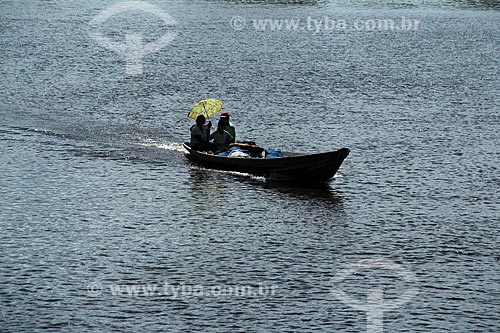  Subject: Boat in the Amazon River in flood season / Place: Parintins city - Amazonas state (AM) - Brazil / Date: 06/2012 