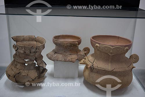  Subject: Sacaca Museum - Anthropomorphic funeral urns - Calcoene / Place: Macapa city - Amapa state (AP) - Brazil / Date: 04/2012 
