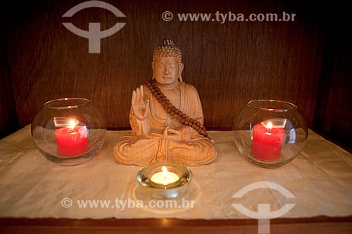  Subject: Altar of Buddha / Place: Rio de Janeiro city - Rio de Janeiro state (RJ) - Brazil / Date: 05/2012 