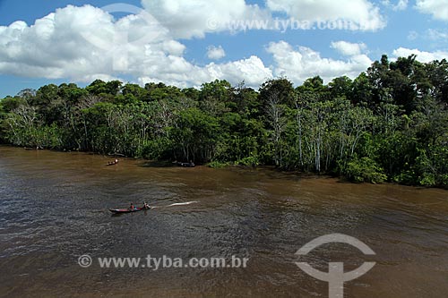  Subject: Amazon River in flood season between the cities of Parintins and Itacoatiara / Place: Parintins city - Amazonas state (AM) - Brazil / Date: 07/2012 