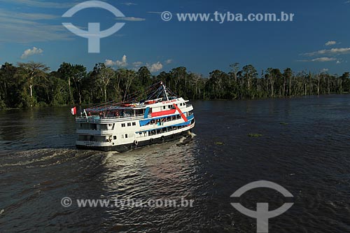  Subject: Passenger boat on the Amazon River between the towns of Urucurituba and Manaus / Place: Urucurituba city - Amazonas state (AM) - Brazil / Date: 07/2012 