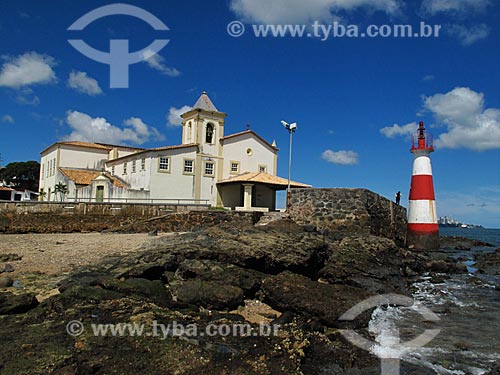  Subject: Nossa Senhora do Monte Serrat Church (séc. XVI) and Monte Serrat Lighthouse / Place: Monte Serrat neighborhood - Salvador city - Bahia state (BA) - Brazil / Date: 07/2012 