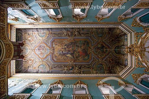 Subject: Painting ceiling of the central nave of Third Order of Nossa Senhora do Monte do Carmo Church (1636) / Place: Largo do Carmo neighborhood - Salvador city - Bahia state (BA) - Brazil / Date: 07/2012 