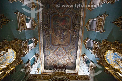 Subject: Painting ceiling of the central nave of Third Order of Nossa Senhora do Monte do Carmo Church (1636) / Place: Largo do Carmo neighborhood - Salvador city - Bahia state (BA) - Brazil / Date: 07/2012 