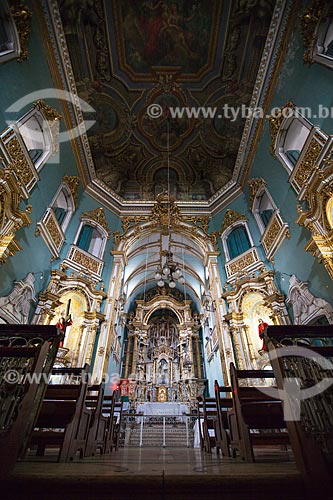  Subject: Altar and Painting ceiling of the nave of Third Order of Nossa Senhora do Monte do Carmo Church (1636) / Place: Largo do Carmo neighborhood - Salvador city - Bahia state (BA) - Brazil / Date: 07/2012 