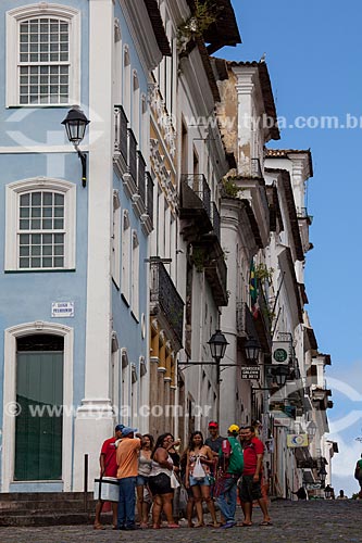  Subject: Tourists on the streets of the historic centre of Salvador / Place: Pelourinho neighborhood - Salvador city - Bahia state (BA) - Brazil / Date: 07/2012 