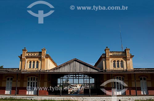  Subject: Old Railway Station Railway Sorocabana in Itarare city - Current headquarters of Municipal Civil Guard / Place: Itarare city - Sao Paulo state (SP) - Brazil / Date: 02/2012 