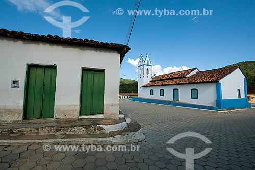  Subject: Parish  Nossa Senhora de Santana  in square  Luiz Nestlehner - In historic center of Iporanga / Place: Iporanga city - Sao Paulo state (SP) - Brazil / Date: 02/2012 