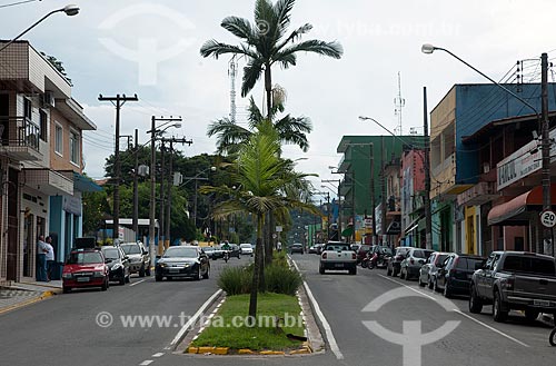  Subject: Avenue Dom Evaristo de Castro in city center of Miracatu / Place: Miracatu city - Sao Paulo state (SP) - Brazil / Date: 02/2012 