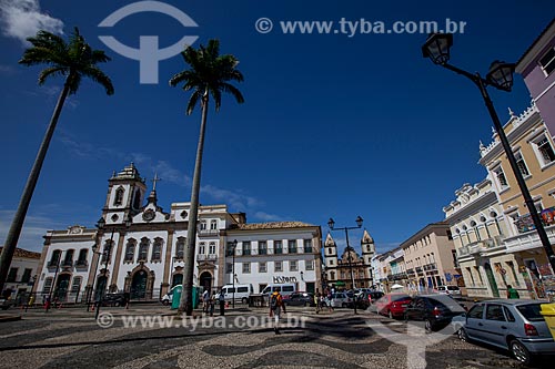  Subject: Terreiro de Jesus square - also known as 15 de novembro square - with São Domingos Church in background / Place: Salvador city - Bahia state (BA) - Brazil / Date: 07/2012 