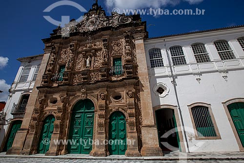  Subject: Facade of the Third order of Sao Francisco Church (1703) / Place: Salvador city - Bahia state (BA) - Brazil / Date: 07/2012 