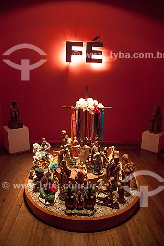  Subject: Religious images produced by popular artists in the Anthropology and folklore Museum Theo Brandao (1975) of the Federal University of Alagoas / Place: Maceio city - Alagoas state (AL) - Brazil / Date: 07/2012 