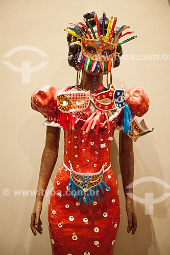  Subject: Mannequin with carnival masks in the Anthropology and folklore Museum Theo Brandao (1975) of the Federal University of Alagoas / Place: Maceio city - Alagoas state (AL) - Brazil / Date: 07/2012 