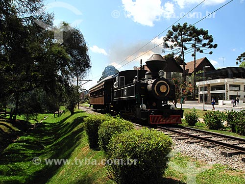  Subject: Train making tour / Place: Capivari neighborhood - Campos do Jordao city - Sao Paulo state (SP) - Brazil / Date: 09/2012 