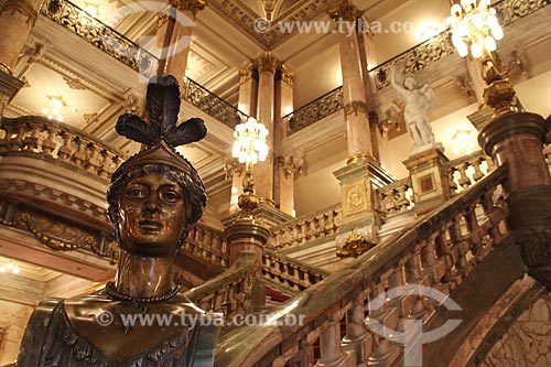  Subject: Inside of the Municipal Theater of Rio de Janeiro / Place: Rio de Janeiro city - Rio de Janeiro state (RJ) - Brazil / Date: 09/2012 